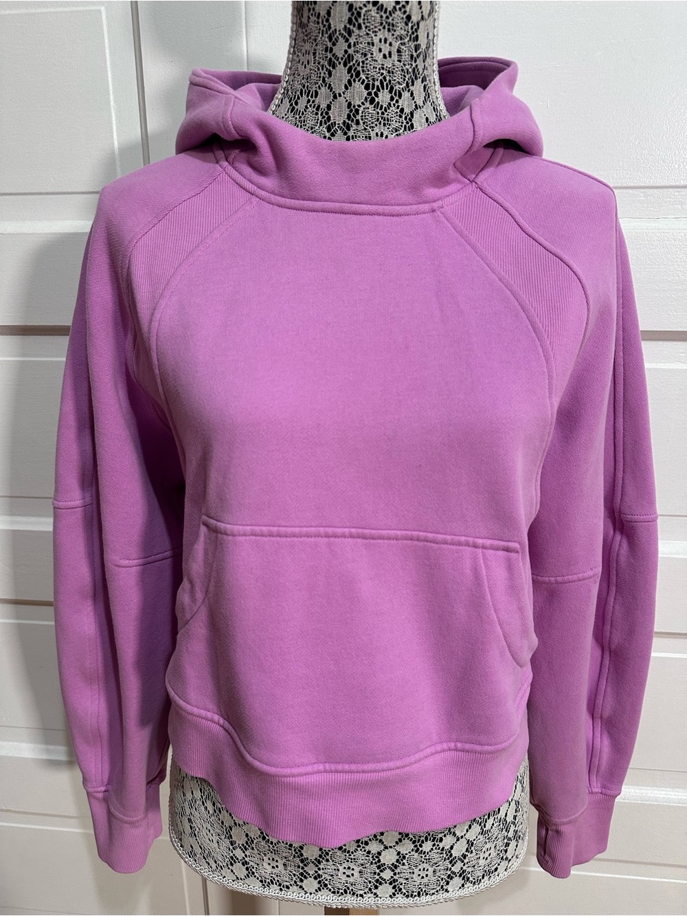 Lululemon Scuba Oversized Hoodie Size XS/S Dahlia Mauve Soft Cotton $138